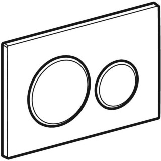 Geberit Tipka Sigma20 115.882.11.1 Bela/ Mat 