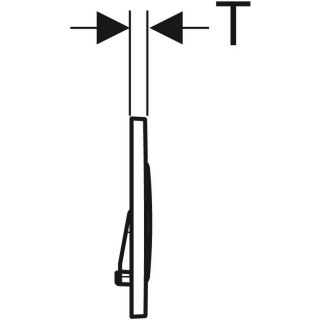 Geberit Tipka Sigma20 115.882.11.1 Bela/ Mat 