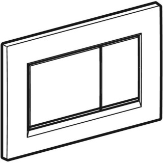 Geberit Tipka Sigma30 115.883.11.1 Bela/Mat/ 