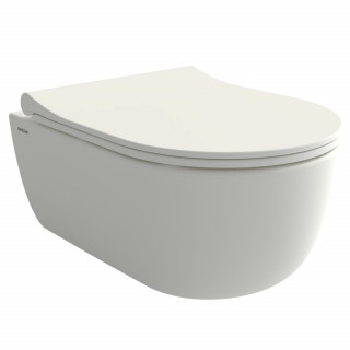 BOCCHI V-TONDO RIMLESS KONZOLNA SOLJA SA DASKOM MAT BELA 1417-002-0129 