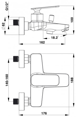 Herz Zen Baterija Za Kadu U30 00330 