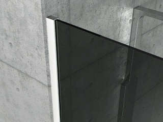 NKS Tus paravan Walk in 80x200cm 8mm Fume KBVG80110 