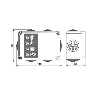 Jika Transformator GOLEM 220/24V za tri pisoara 8950710000001 