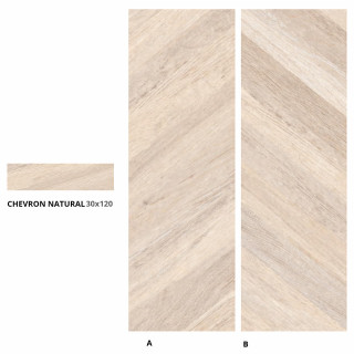 SA HERITAGE CHEVRON NATURAL A 30X120 1.07m2 