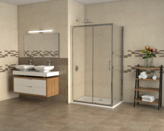 Concept tus kabina atlas 90x80x195cm 6mm providno staklo C-02-4009/4080 