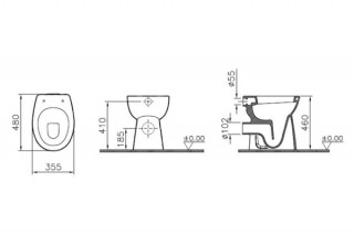 VITRA WC SOLJA ZA POSEBNE POTREBE 5815B003-0087 