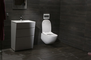 FLUENTA WC SOLJA KONZOLNA RIMLES A SA DASKA SC 40006661 