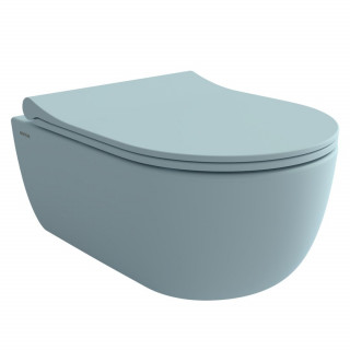 BOCCHI V-TONDO RIMLESS KONZOLNA SOLJA SA DASKOM MAT PLAVA 1417-029-0129 