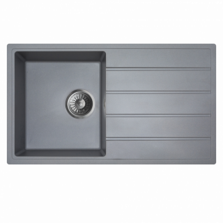 Milo Granitna sudopera MILO METRO 76x44 Diamond grey sa sifonom MET.D.1KDO 
