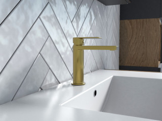 Cop Baterija za lavabo COPEN NOOK bruseno zlato C-01-100BTG 