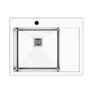 Lav sudopera AS 3327 -  HAND MADE 680x510x230 mm Debljina lima: 1.2 mm Korito može biti levo ili desno sa sifonom 