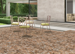 KAI UBK RIVERSTONE BROWN 45X45 3622 I  1.21m2 