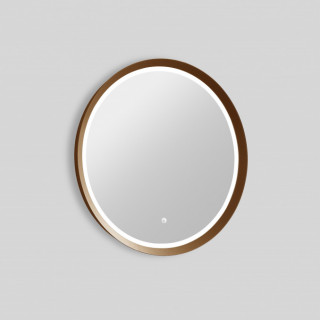 COPEN Ogledalo fi600 sa alu ramom 56,5mm LED zlatno C-06-100G 