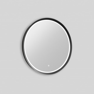 COPEN Ogledalo fi800 sa alu ramom 56,5mm LED mat crno C-06-101MB 