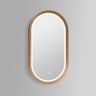 COPEN Ogledalo 500x900 sa alu ramom 56,5mm LED zlatno C-06-102G 