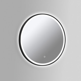 COPEN Ogledalo fi600 sa alu ramom 20mm LED mat crno C-06-103MB 