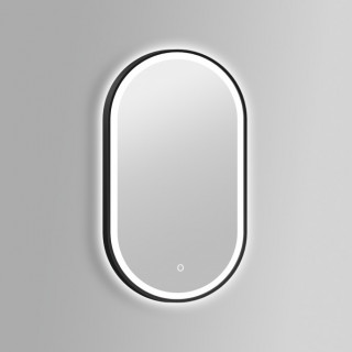COPEN Ogledalo 500x900 sa alu ramom 20mm LED mat crno C-06-104MB 