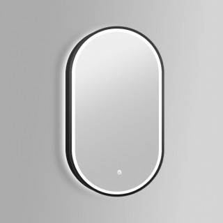 COPEN Ogledalo 500x900 sa alu ramom 40,6mm LED mat crno C-06-105MB 