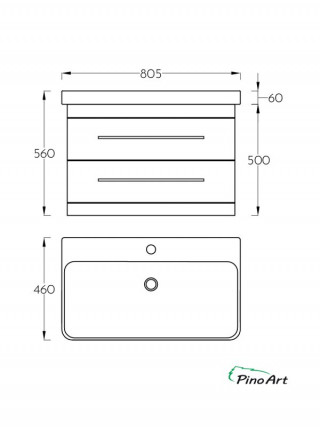 Pino Ormaric Luxor 80F Drvo – Black Umivonik 1121 