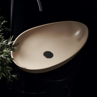TURKUAZ OLIVE 61X36 cm LAVABO KAPUCINO MAT 72108-97 