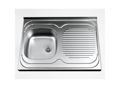 Jednodelna inox sudopera-leva fi 60  122683 