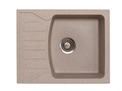 Kvarcna sudopera X Granit  Quadro M 620x500 fi 90 sa sifonom BEIGE 144120 