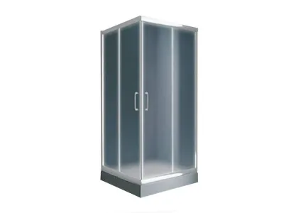 LINNI TUS KABINA 80x80 CLASIC bala/mat 4mm 