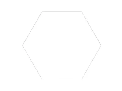 SA HEX. BASIC WHITE 25X22, 1.04m2 