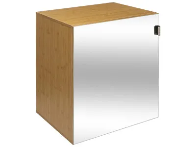 JJA KOMODA SA OGLEDALOM MODUL 45X38X55CM DRVO/STAKLO NATURAL 174652 