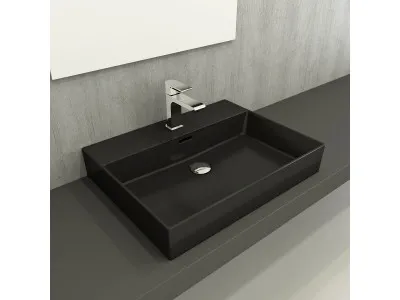 BOCCHI MILANO LAVABO 60CM - CRNO MAT 1376-004-0126 