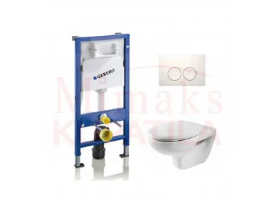 SET GEBERIT UGRADNI 458.112.21.1 + BELA TIPKA + WC SOLJA SA DASKOM 