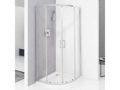 DIP TUS KABINA BR6691AA-90cm R90 visina 1900mm ,providno staklo 5mm 