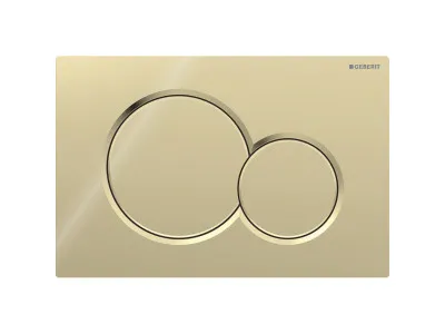 Geberit Tipka Sigma01 115.770.Dt.5 Za Dvokolicinsko Ispiranje: Nerdjajuci Mesing 