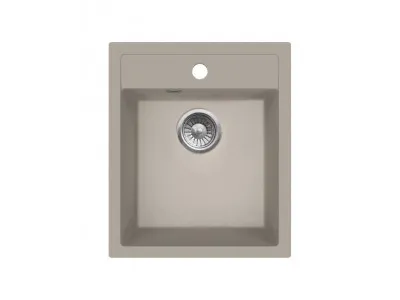 Milo Granitna sudopera MILO ALPHA 43,5x51,5 Pure sand sa sifonom ALP.P.1KBO 