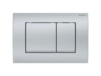 Geberit tipka Delta 30 za dvo.teh.ispiranja mat hrom 115.137.46.1 