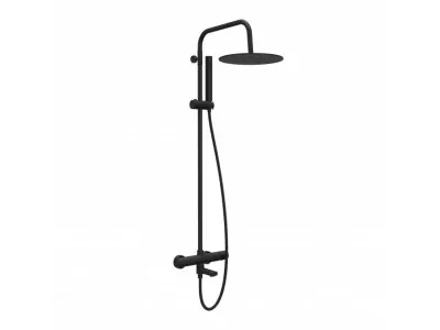 Cop Baterija i usponski tus sa izlivom COPEN NOOK mat crna okrugli set C-01-110MB 