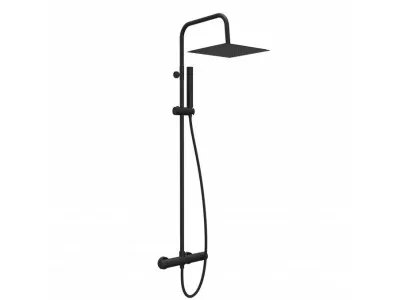 Cop Baterija i usponski tus COPEN NOOK mat crna cetvrtasti set C-01-113MB 