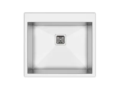 Lav sudopera AS 251 – HAND MADE 550x495x230 mm Debljina lima: 1.2 mm sa sifonom 