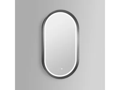 COPEN Ogledalo 500x900 sa alu ramom 56,5mm LED ganmetal C-06-102GM 