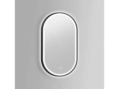 COPEN Ogledalo 500x900 sa alu ramom 20mm LED mat crno C-06-104MB 