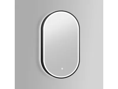 COPEN Ogledalo 500x900 sa alu ramom 40,6mm LED mat crno C-06-105MB 