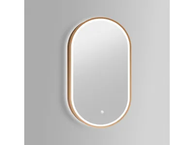 COPEN Ogledalo 500x900 sa alu ramom 40,6mm LED zlatno C-06-105G 