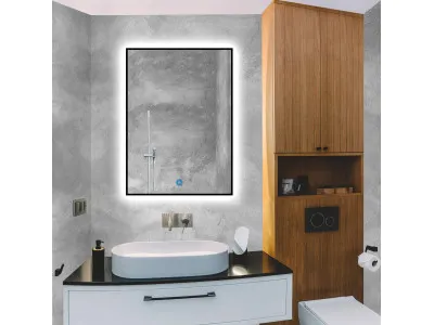 Vu LED Ogledalo Selena Black Sand 50x70cm 