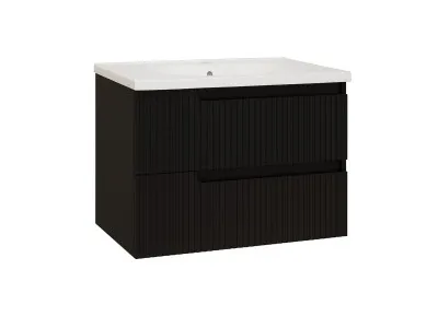 ORMARIC SA LAVABOOM EURIDIKA 75 H P BLACK 