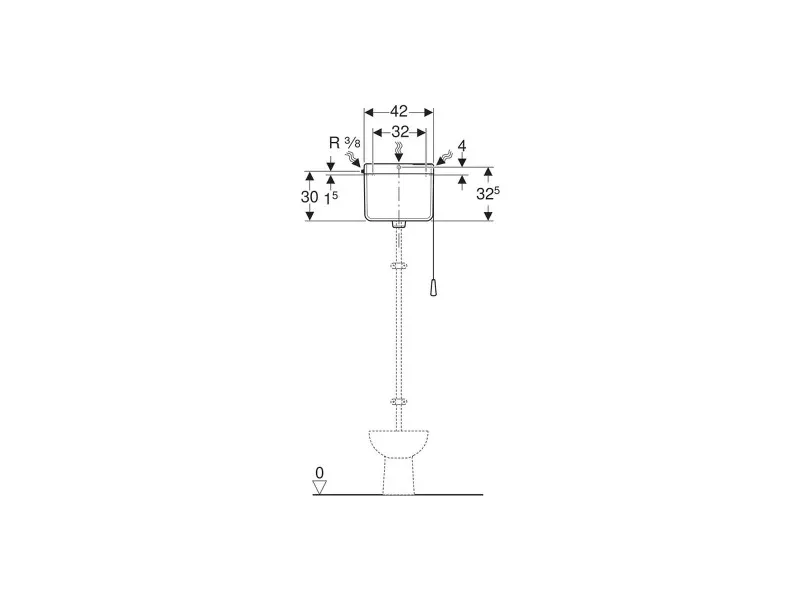 GEBERIT VODOKOTLIC FONTANA AP112 