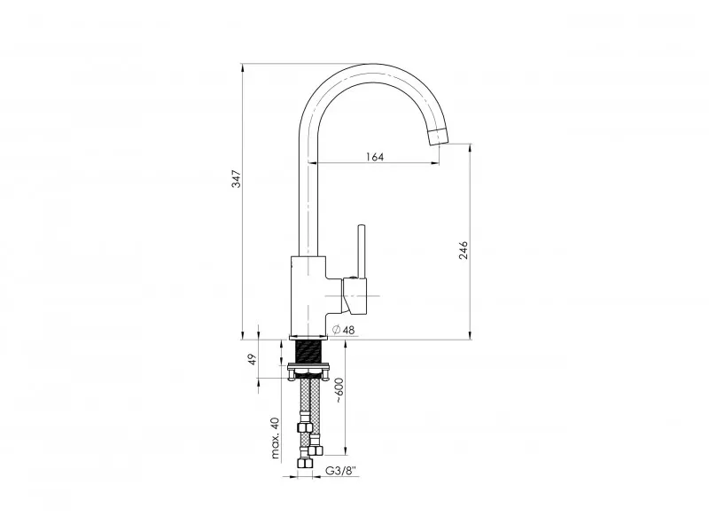 RUBINETA ULTRA-25 U25108 