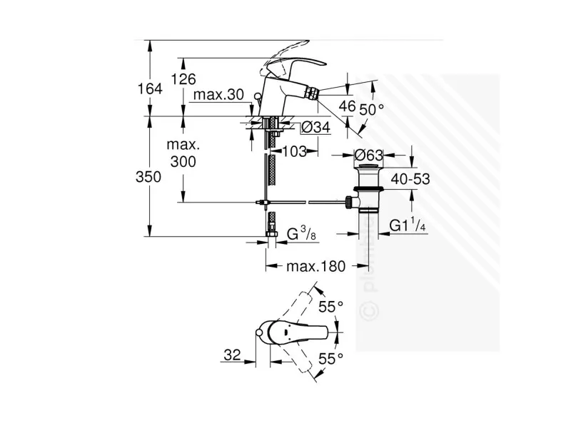 GROHE EUROSMART BIDE 32929002 