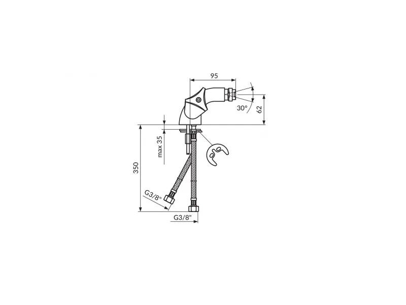 Rosan Klasik Baterija Za Bide K29101 