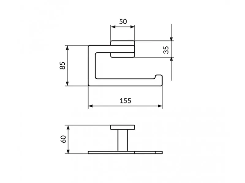 Rosan Quadro Drzac Toalet Papira - Jq909 