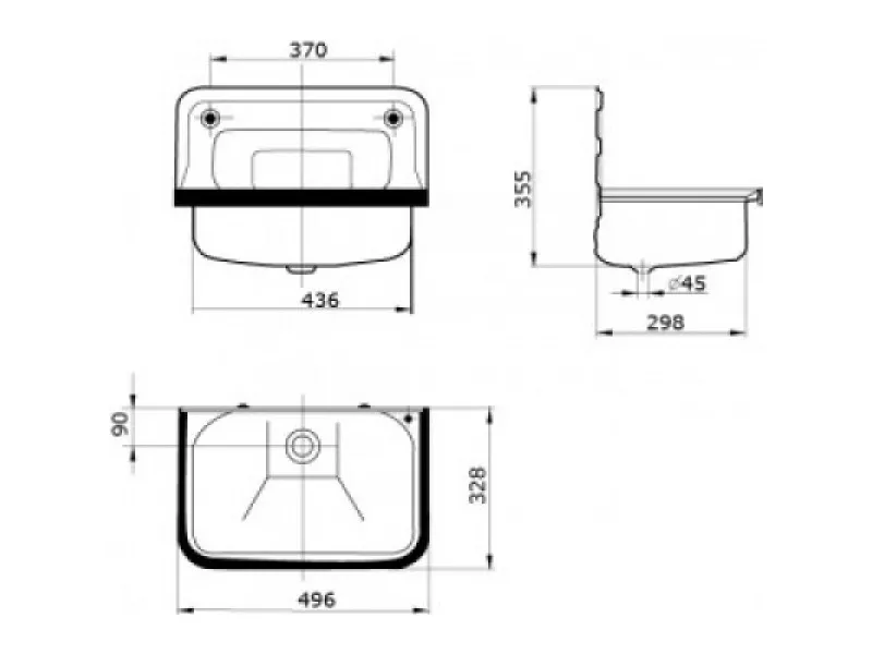 LAVABO FONTANA/VIDABONA 1.KL 